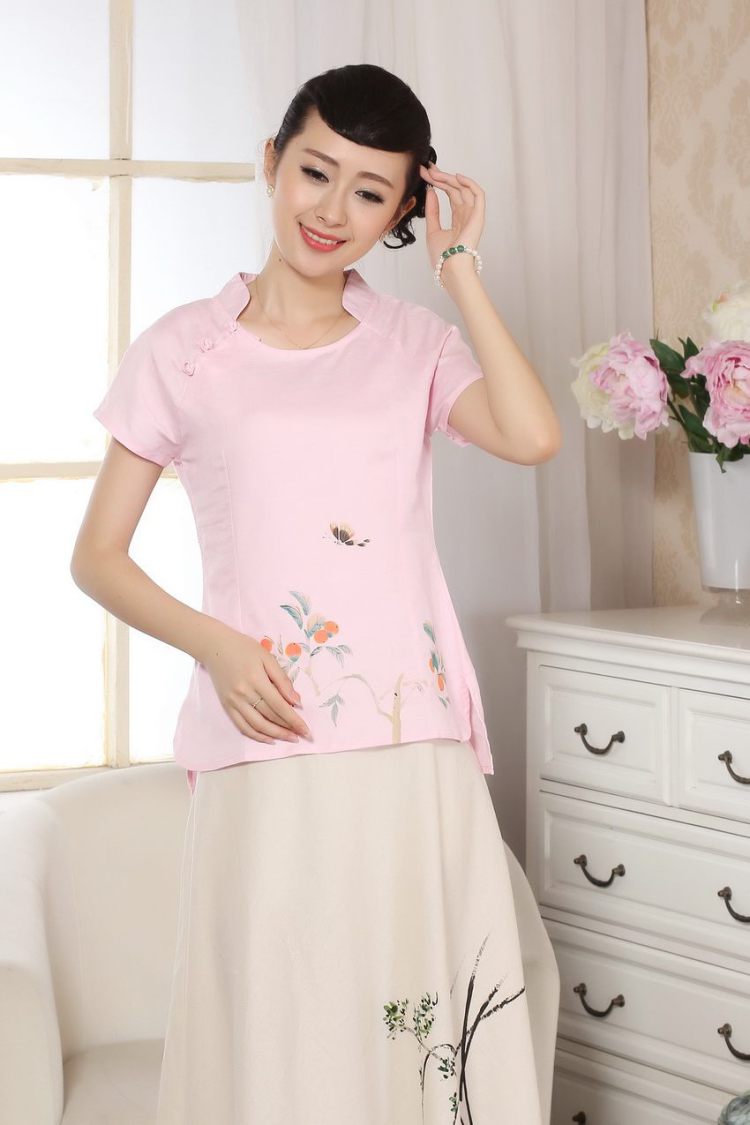 The frequency response, Ms. Tang Women's clothes summer T-shirt, cotton for the hand-painted Chinese Han-female improved Chinese short-sleeve picture color 2 XL pictures, price, brand platters! Elections are good character, the national distribution, so why buy now enjoy more preferential! Health