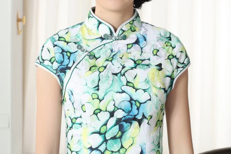 For Pont Sondé Ms. Diana dress jacquard cotton daily Chinese qipao cultivating short cheongsam picture color XXL pictures, price, brand platters! Elections are good character, the national distribution, so why buy now enjoy more preferential! Health