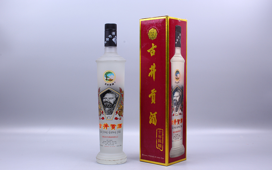 古井贡酒750ml55度,古井贡酒45度500ml 古井贡酒(十年陈酿)1999年 55度 750ml 1瓶【13】(白酒 老酒)