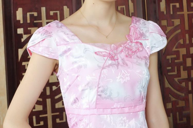 Nigeria, the cheongsam Chinese dresses summer elegant refined embroidery cheongsam dress picture color XL pictures, price, brand platters! Elections are good character, the national distribution, so why buy now enjoy more preferential! Health