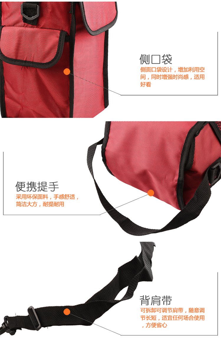 坚宝饭盒不锈钢保温便当盒圆形双层三层四层多层送保温包 捷大圆形饭盒四层蓝色送保温包红色