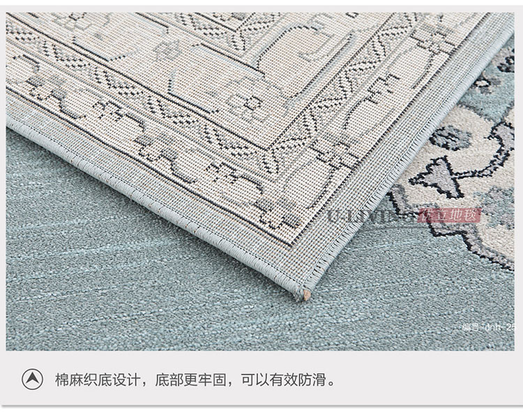 
                                        优立地毯 土耳其进口波斯地毯 现代简约床边毯客厅地毯卧室地毯 TH-215 2000MMx2900MM                