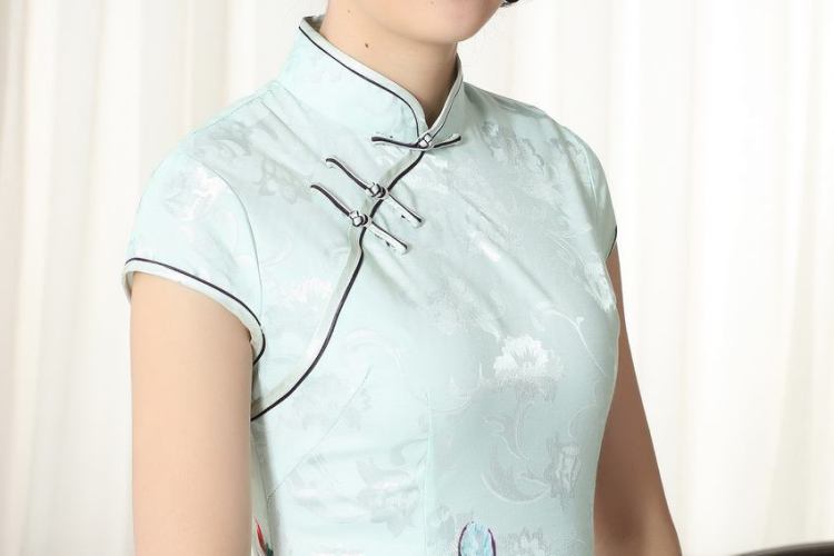 For Pont Sondé Diana Lady stylish jacquard cotton cultivating short cheongsam dress new Chinese qipao gown picture color XXL pictures, price, brand platters! Elections are good character, the national distribution, so why buy now enjoy more preferential! Health