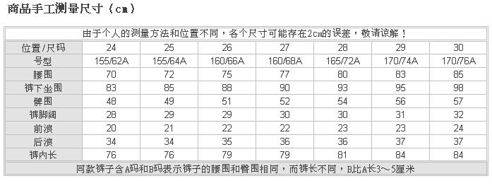 真维斯女装  弹性舒适潮流时尚牛仔裤JW-51-281509 8550 深紫蓝 26