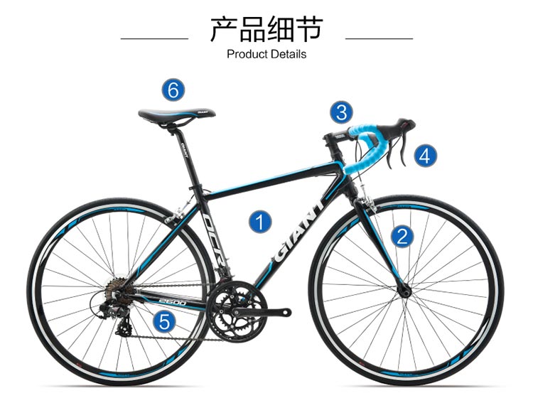 捷安特（GIANT） Giant捷安特OCR 2600公路车 