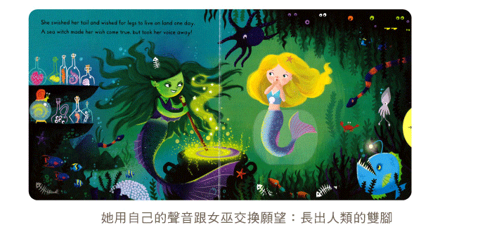 busy系列童话 first stories little mermaid 纸板机关操作书