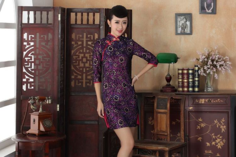For Pont Sondé Diane summer new Chinese cheongsam dress lace beauty cheongsam dress stylish improvements in antique dresses cuff picture color XXL pictures, price, brand platters! Elections are good character, the national distribution, so why buy now enjoy more preferential! Health