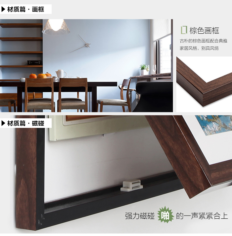 墙蛙 wallwa 生命之树 随意停电表箱装饰画电箱遮挡画配电箱推拉有框画壁画墙画