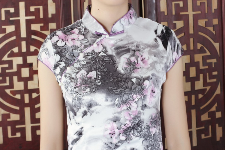 Nigeria, the new summer, Chinese cheongsam dress female elegance short cheongsam dress is tight stamp short cheongsam picture color XXL pictures, price, brand platters! Elections are good character, the national distribution, so why buy now enjoy more preferential! Health