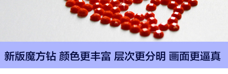 5D钻石十字绣新款钻石画贴钻十字绣新款钻石绣 魔方钻210*76厘米