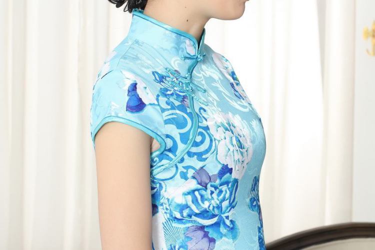 The broadband lady stylish jacquard cotton cultivating short cheongsam dress new Chinese qipao gown picture color 2 XL pictures, price, brand platters! Elections are good character, the national distribution, so why buy now enjoy more preferential! Health