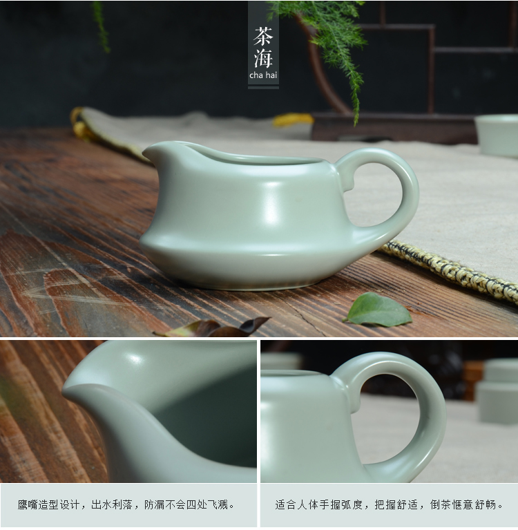 
                                                                                汝道（RUDAO） 汝窑功夫茶具套装 陶瓷茶壶茶杯整套可养金丝开片 家用泡茶器 汝窑-四方壶12头礼盒套装                