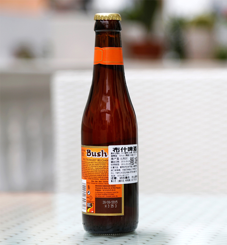 比利时原装进口啤酒布什啤酒 Bush酒精度 12°