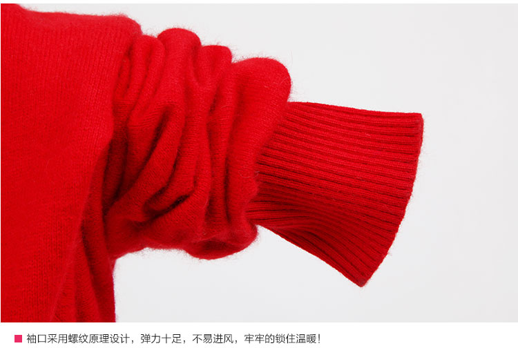 金纱维斯针织衫女开衫薄短款V领纯色毛衣女 西瓜红色 M