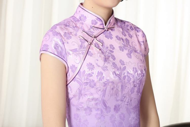 For Pont Sondé Diana Lady stylish jacquard cotton cultivating short cheongsam dress new Chinese qipao gown picture color XXL pictures, price, brand platters! Elections are good character, the national distribution, so why buy now enjoy more preferential! Health