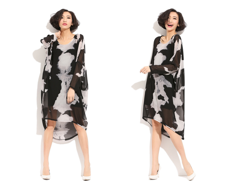 Colorful nickname Julia 2015 spring and summer, and indeed increase, female fat MM summer fat people video thin, two-piece loose snow woven dresses black XL pictures, price, brand platters! Elections are good character, the national distribution, so why buy now enjoy more preferential! Health