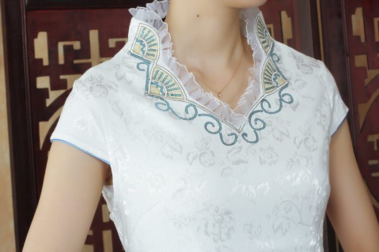 For Pont Sondé Diane dresses summer dresses, Ms. Tang is improved summer dresses, embroidery for Chinese qipao picture color XXL pictures, price, brand platters! Elections are good character, the national distribution, so why buy now enjoy more preferential! Health