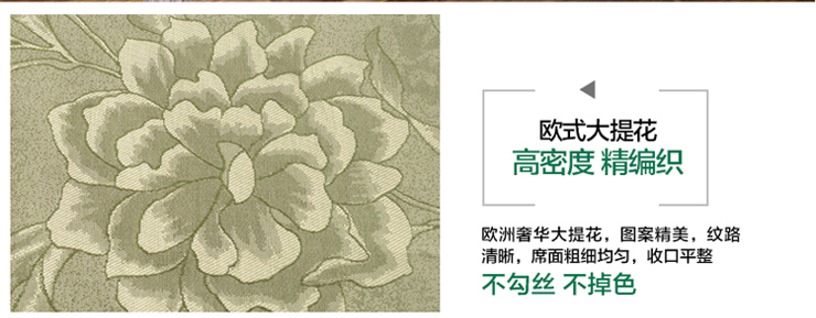 【浪莎家纺】床笠款印花提花冰丝凉席三件套 席梦思专用 牡丹冰语-咖啡 1.5米