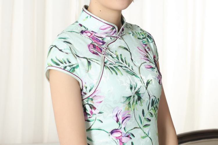 Nigeria, the lady stylish jacquard cotton cultivating short cheongsam dress new Chinese qipao gown picture color XXL pictures, price, brand platters! Elections are good character, the national distribution, so why buy now enjoy more preferential! Health