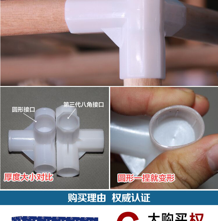 大号双人组装简易实木布衣柜 简约现代布衣橱 衣服收纳柜 黑白奶瓶 130x170x45