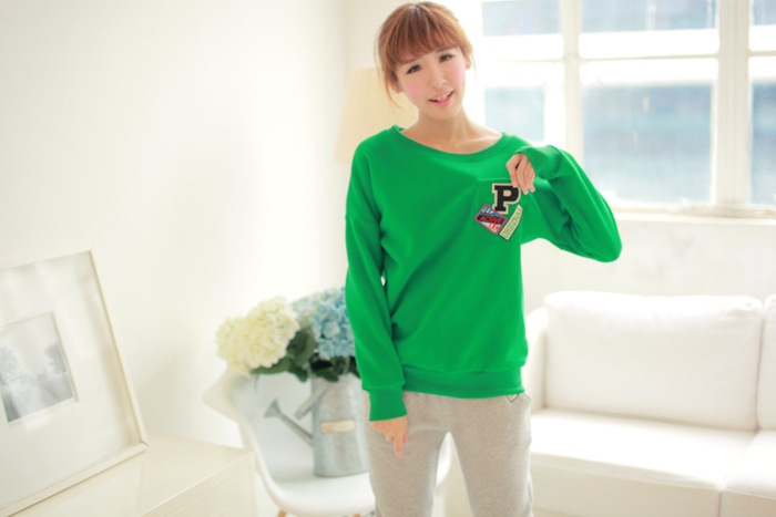 Lei Yu Hsuan larger women 2015 autumn and winter new Korean edition of the sportswear thick wool sweater stylish cartoon picture students Sau San video thin leisure wears the girl blue XL Photo, prices, brand platters! The elections are supplied in the national character of distribution, so action, buy now enjoy more preferential! As soon as possible.