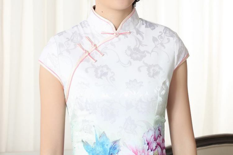 Nigeria, the new summer elegance Chinese qipao Chinese graphics thin short cheongsam picture color XXL pictures, price, brand platters! Elections are good character, the national distribution, so why buy now enjoy more preferential! Health