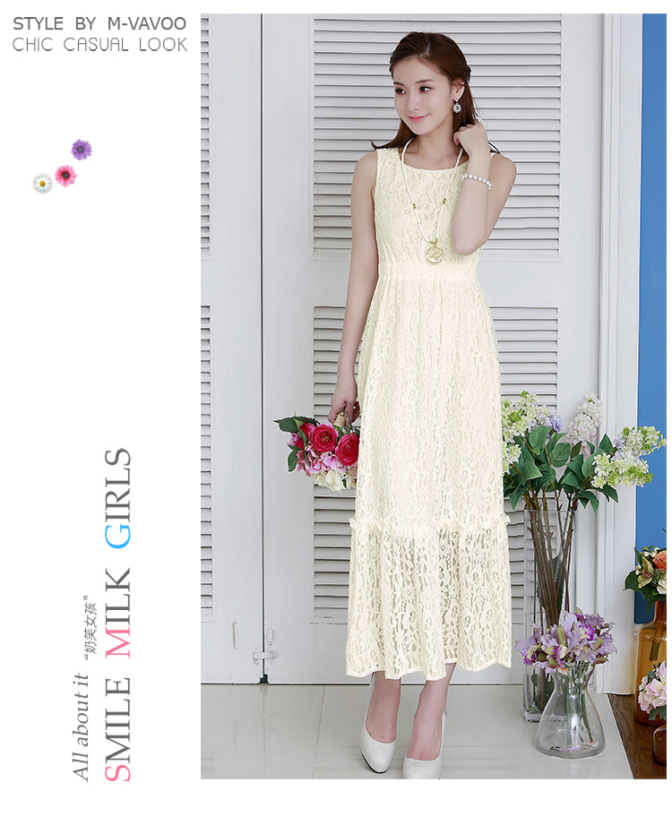 C.o.d. 2015 Summer new dresses sourcing Korean new summer, lace stylish look long skirt black XXXL picture, prices, brand platters! The elections are supplied in the national character of distribution, so action, buy now enjoy more preferential! As soon as possible.