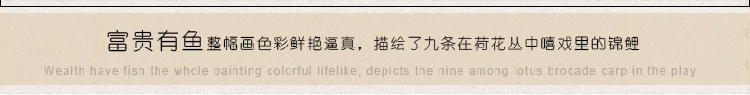 5D圆钻钻石画满钻 十字绣连年有余九鱼图钻石绣新款客厅 富贵有余点钻贴钻大幅2米魔方钻系列 满钻钻石画 魔方圆钻 200*80cm