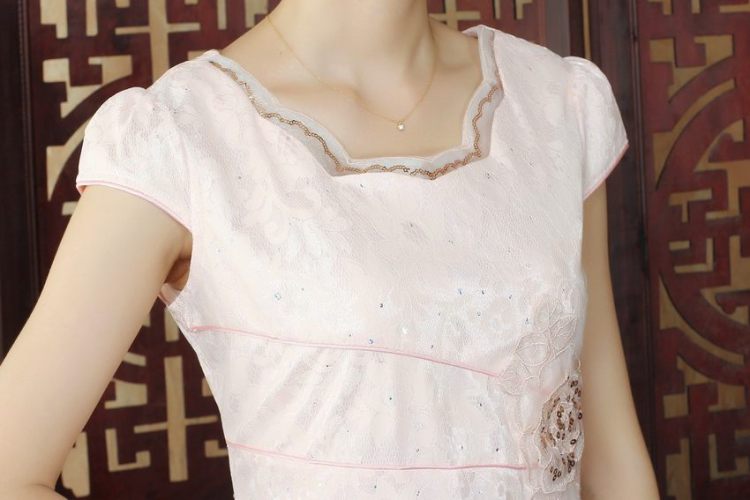 For Pont Sondé Ms. Diane cheongsam Chinese lace cheongsam dress stylish daily short cheongsam dress dress picture color XXL pictures, price, brand platters! Elections are good character, the national distribution, so why buy now enjoy more preferential! Health