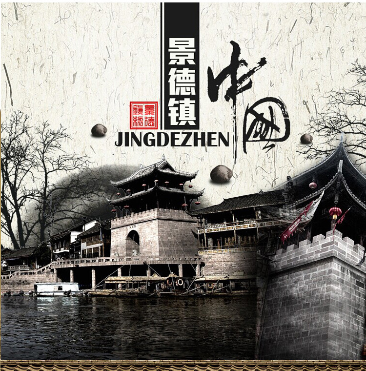 尊瓷   景德镇陶瓷器创意陶瓷流水喷泉摆件陶瓷鱼缸现代台面桌面摆件 流水摆件