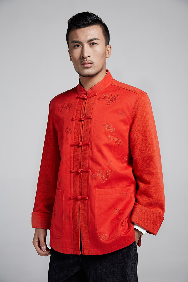 Tak Lung Tin Fudo spring and autumn 2015 Chinese improved men Tang jackets traditional disk detained home of ethnic men embroidered bamboo 52-XXXL picture, prices, brand platters! The elections are supplied in the national character of distribution, so action, buy now enjoy more preferential! As soon as possible.