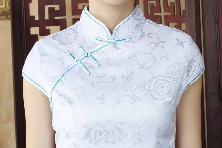 Nigeria, following her dress cheongsam Chinese qipao improved skirt Chinese short Ethnic Wind dress dresses picture color XXL pictures, price, brand platters! Elections are good character, the national distribution, so why buy now enjoy more preferential! Health