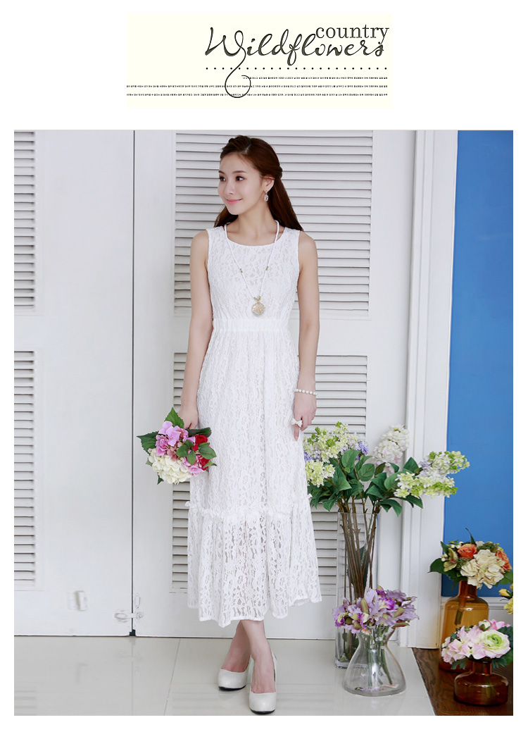 C.o.d. 2015 Summer new dresses sourcing Korean new summer, lace stylish look long skirt black XXXL picture, prices, brand platters! The elections are supplied in the national character of distribution, so action, buy now enjoy more preferential! As soon as possible.