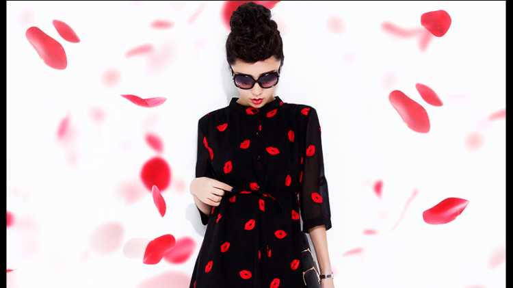 ZZ &FF 2015 summer new 200 Jack mm thick larger female red lips 7 cuff dress beauty graphics thin solid skirt red lips XXXL pictures, price, brand platters! Elections are good character, the national distribution, so why buy now enjoy more preferential! Health