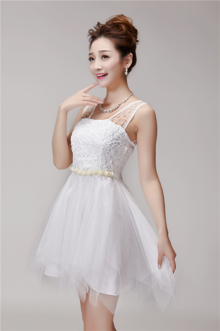 Ms Louisa , bridesmaid service 2015 new bridesmaid dresses in banquet dress sister skirt short, small dress summer apricot L pictures, price, brand platters! Elections are good character, the national distribution, so why buy now enjoy more preferential! Health