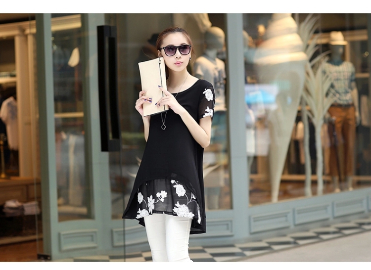 2015 Summer Zz&ff new chiffon stamp Sau San dresses LYQ5064 female white L A Picture, prices, brand platters! The elections are supplied in the national character of distribution, so action, buy now enjoy more preferential! As soon as possible.