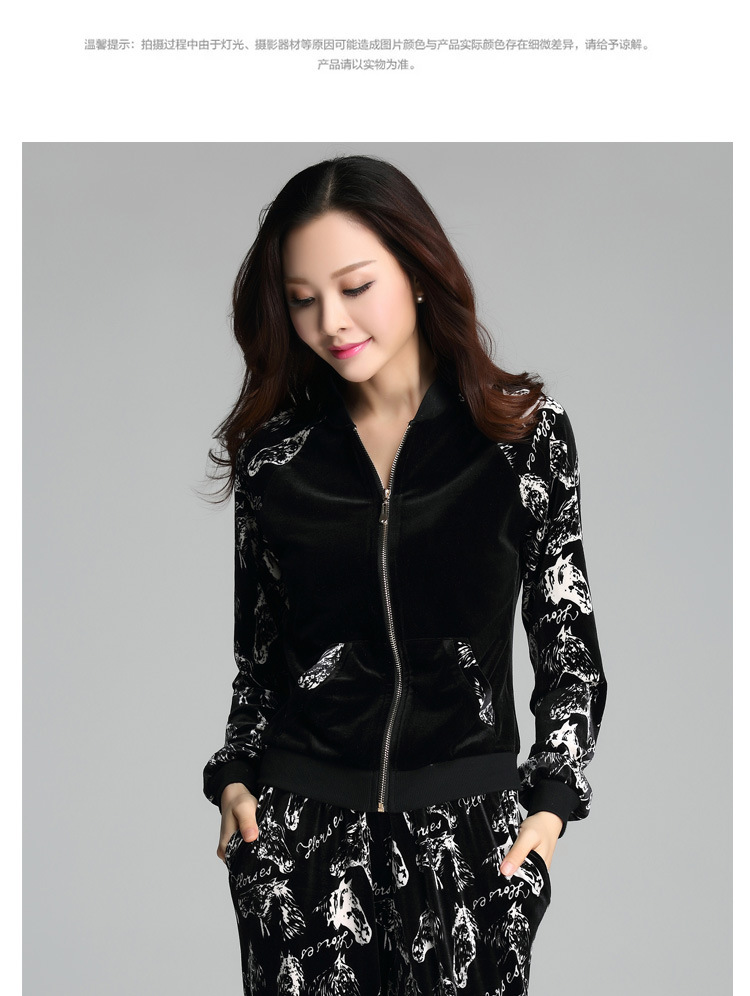 C.o.d. 2015 new stylish recreational sport xl thick MM Sau San video thin velvet sweater Korean sports wear leisure wears black XXXL female picture, prices, brand platters! The elections are supplied in the national character of distribution, so action, buy now enjoy more preferential! As soon as possible.