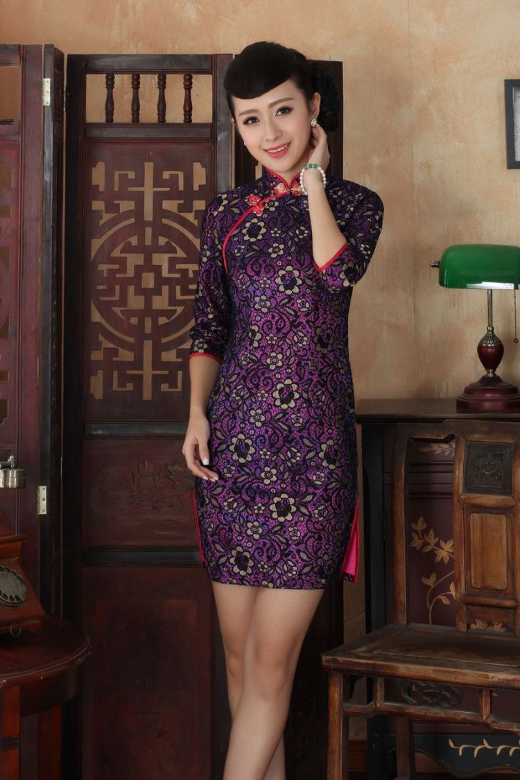 Nigeria, the new summer, Chinese cheongsam dress lace beauty cheongsam dress stylish improvements in antique dresses cuff picture color XXL pictures, price, brand platters! Elections are good character, the national distribution, so why buy now enjoy more preferential! Health