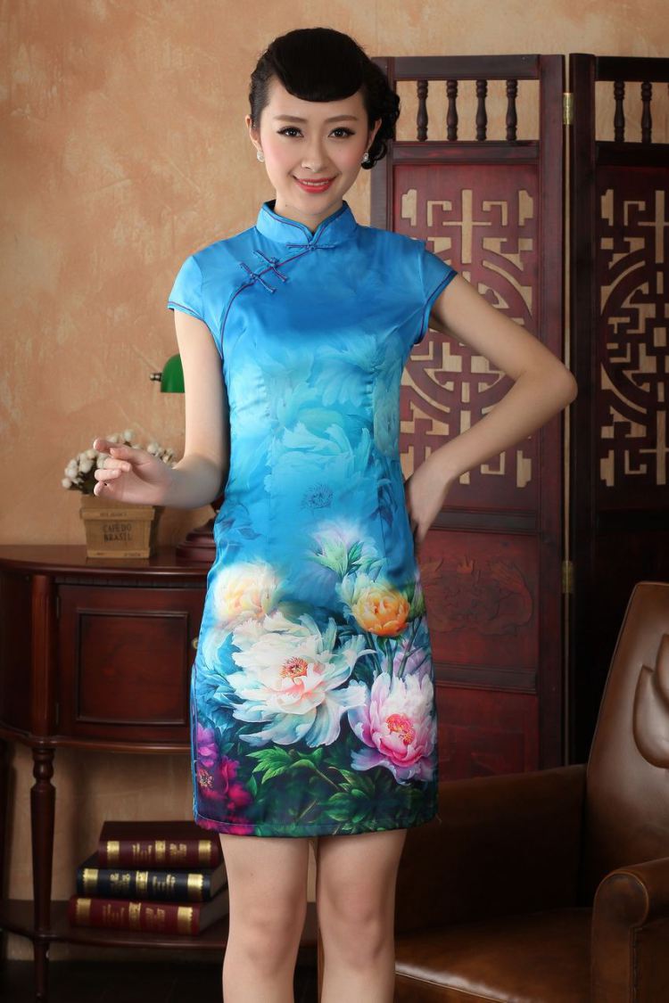 For Pont Sondé Ms. Diane Tang cheongsam dress summer improved national wind antique stamp cheongsam dress dress D 0231 - A XXL pictures, price, brand platters! Elections are good character, the national distribution, so why buy now enjoy more preferential! Health