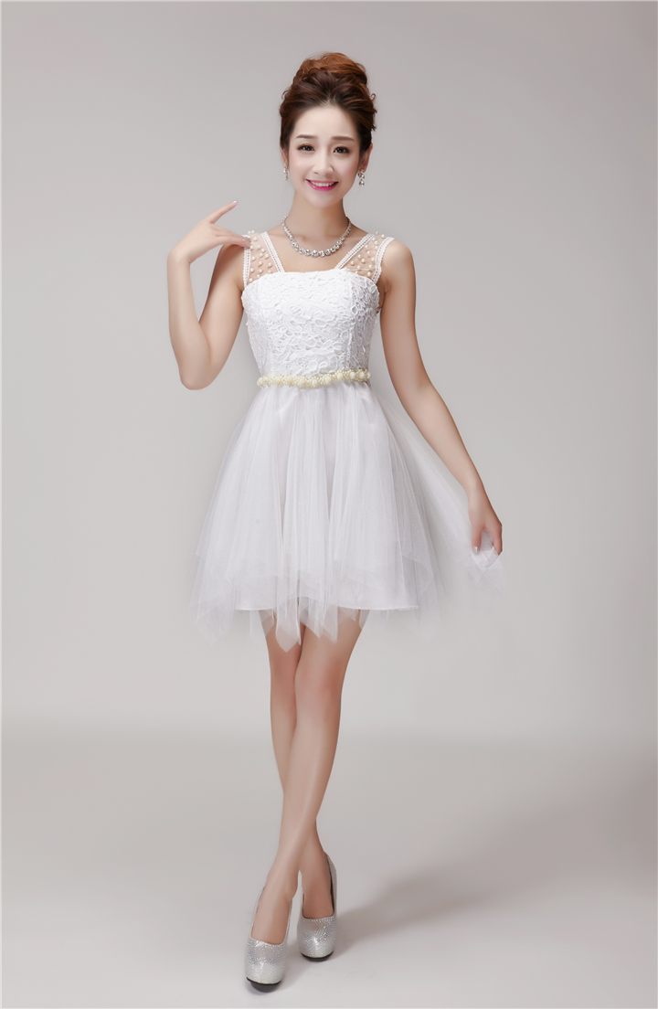 Ya Man Fei bridesmaid services 2015 new bridesmaid mission dress evening dresses and sisters skirts banquet in a small dress summer short apricot L photo, prices, brand platters! The elections are supplied in the national character of distribution, so action, buy now enjoy more preferential! As soon as possible.