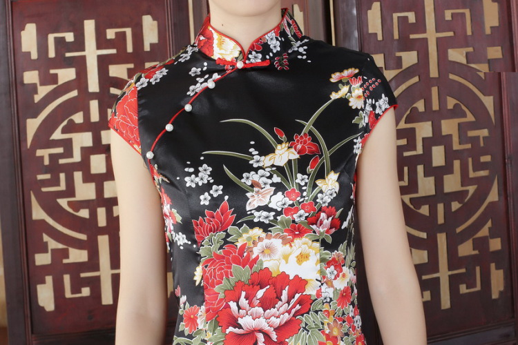 For Pont Sondé Ms. Diane cheongsam Chinese summer improved cheongsam dress elegant Chinese cheongsam dress dress white XXL pictures, price, brand platters! Elections are good character, the national distribution, so why buy now enjoy more preferential! Health