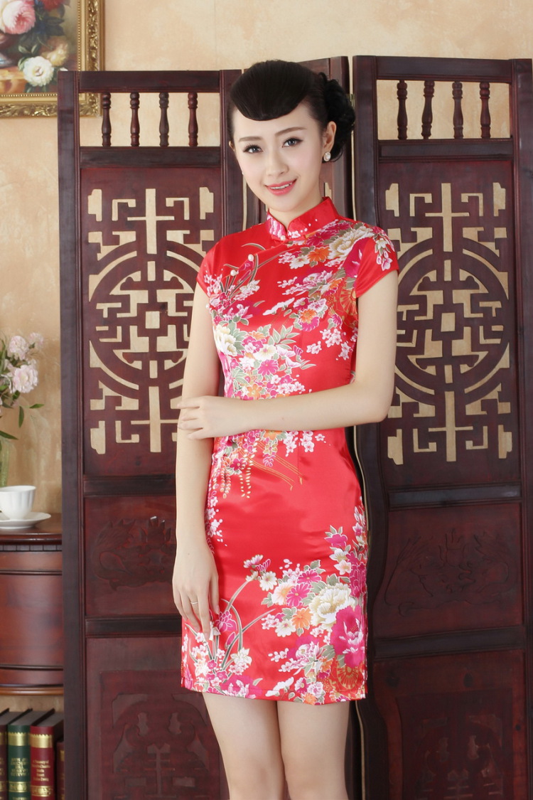 For Pont Sondé Ms. Diane cheongsam Chinese summer improved cheongsam dress elegant Chinese cheongsam dress dress white XXL pictures, price, brand platters! Elections are good character, the national distribution, so why buy now enjoy more preferential! Health