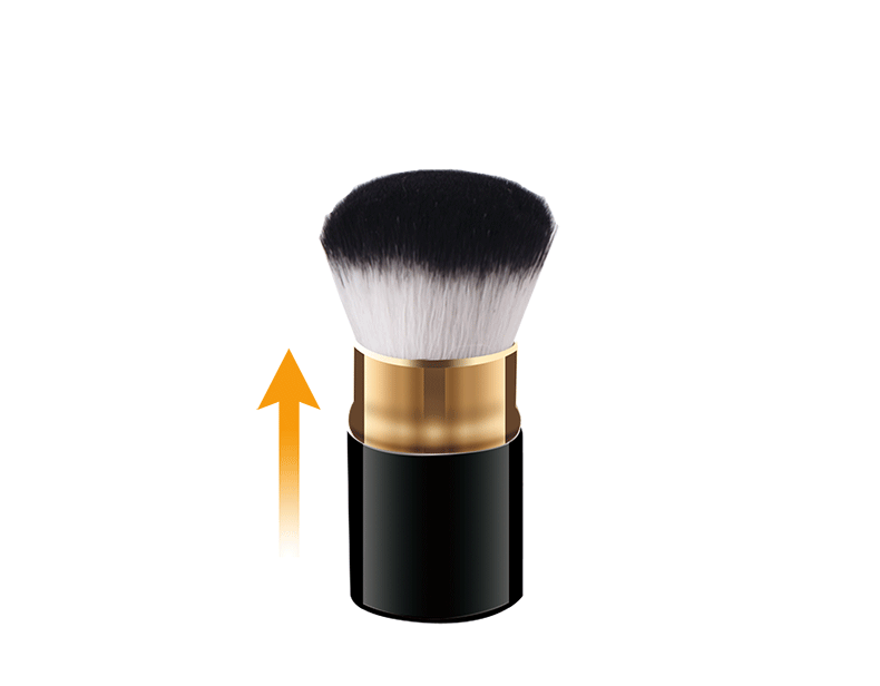 bld贝览得伸缩散粉刷腮红刷蜜粉刷便携式化妆刷彩妆化妆刷工具