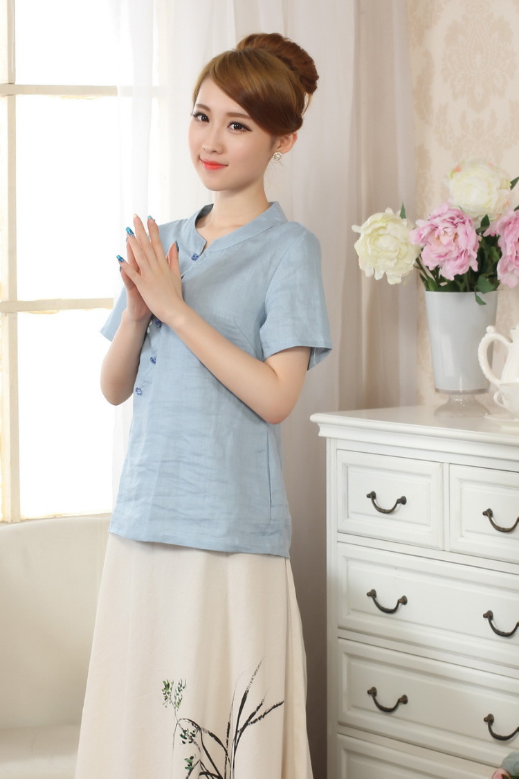 The frequency response, Ms. Tang Women's clothes summer wear T-shirt short-sleeved cotton the hand-painted shirt ethnic wind female picture color 2 XL pictures, price, brand platters! Elections are good character, the national distribution, so why buy now enjoy more preferential! Health