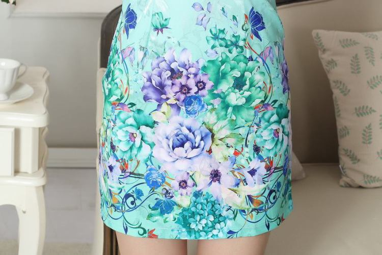 The broadband lady stylish jacquard cotton cultivating short cheongsam dress new improved cheongsam dress picture color 2 XL pictures, price, brand platters! Elections are good character, the national distribution, so why buy now enjoy more preferential! Health