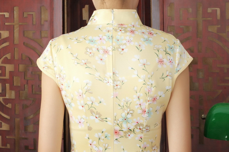 Mrs Ingrid sprawl economy 2015 ladies summer new cheongsam dress stylish improved Chinese floral retro short cheongsam dress as XXL pictures, price, brand platters! Elections are good character, the national distribution, so why buy now enjoy more preferential! Health