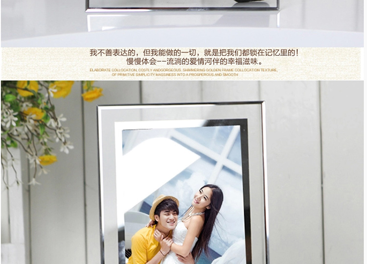 
                                        易极宝 证件证书相框摆台A4 6寸7寸8寸10寸12寸照片水晶玻璃相框透明挂墙 12寸照片 可放A4纸 横坚可摆                