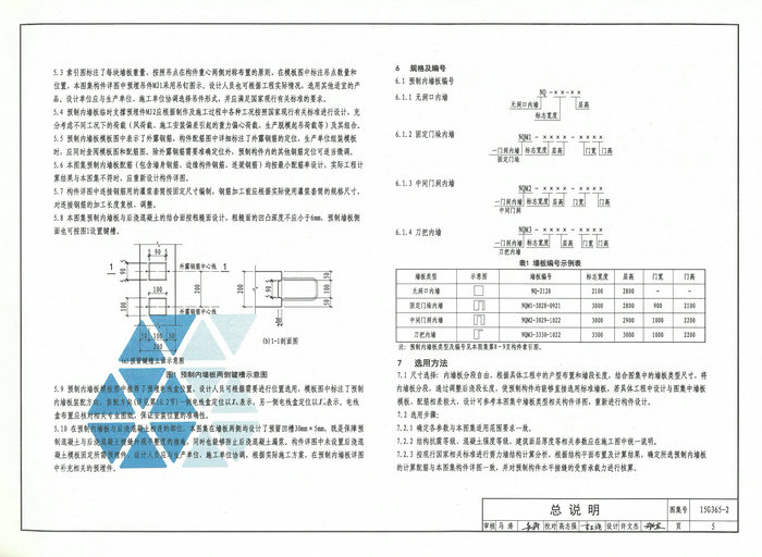 05j909内墙16A,05j909内墙16C 15g365-2 预制混凝土剪力墙内墙板 国家建筑标准设计图集
