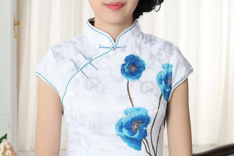 The broadband lady stylish jacquard cotton cultivating short cheongsam dress new Chinese qipao gown picture color 2 XL pictures, price, brand platters! Elections are good character, the national distribution, so why buy now enjoy more preferential! Health