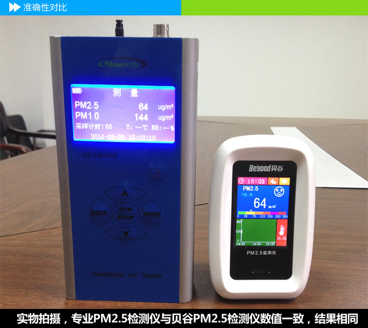 
                                        贝谷 pm2.5检测仪家用激光霾表测pm2.5室内雾霾颗粒物检测仪器通用 PM2.5激光传感器                
